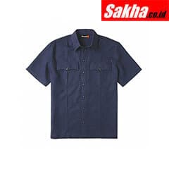 WORKRITE FIRE FSU2NV SERVICE Navy Blue Flame-Resistant Untucked Uniform Shirt XL