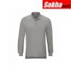 WORKRITE FIRE FT20HG SERVICE Gray Flame-Resistant Collared Shirt Size XL