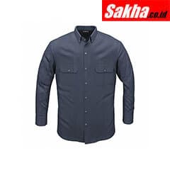 WORKRITE FR 53GP85 2105NB Navy Flame-Resistant Collared Shirt M