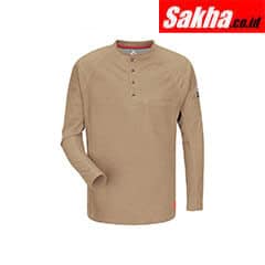 BULWARK QT20KH RG S Flame-Resistant Crewneck Shirt