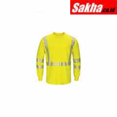 BULWARK SMK8HV LN L Flame-Resistant Crewneck Shirt