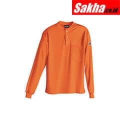 BULWARK SEL2OR LN L Flame-Resistant Henley Shirt