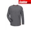 BULWARK QT32CH RG 3XL Flame-Resistant Crewneck Shirt