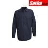 BULWARK SEW2NV LN L Flame-Resistant Collared Shirt