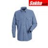 BULWARK SMU2LB LN L Flame-Resistant Collared Shirt