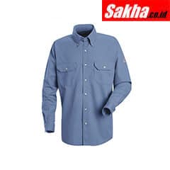 BULWARK SMU2LB LN XXL Flame-Resistant Collared Shirt