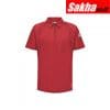 BULWARK QT10RD SS 3XL Flame-Resistant Polo Shirt