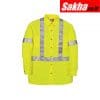 BIG BILL 148BDTY7-XLT-YEL Flame-Resistant Collared Shirt