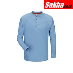 BULWARK QT20BL LN 3XL Flame-Resistant Polo Shirt