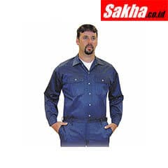 STEEL GRIP NBV8 9575 Navy Flame-Resistant Collared Shirt