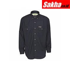 SUMMIT BREEZE SBS1002L Navy Blue Flame-Resistant Collared Shirt