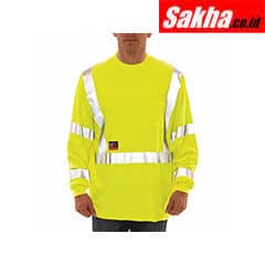 TINGLEY S85522 Yellow Flame-Resistant Crewneck Shirt 3XL