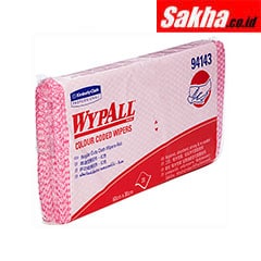 WYPALL 94143 Color Code Wipers Regular Duty Single RED 60x30cm Satuan Pack