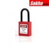 ONEBIZ OB 14-BDG11UDKD1K Compact Safety Electrical Padlock Red Thermoplastic