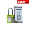 ONEBIZ OB 14-BDG04UDKD1K Compact Safety Padlock Green Thermoplastic Safety Padlock
