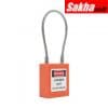 ONEBIZ OB 14-BDG47 Stainless Steel Shackle Safety Padlock CABLE SAFETY PADLOCK Fix