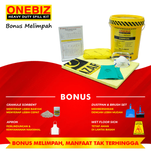 ONEBIZ SPILL KIT OB 14-CSK10L CHEMICAL SPILL KIT 10 Liter