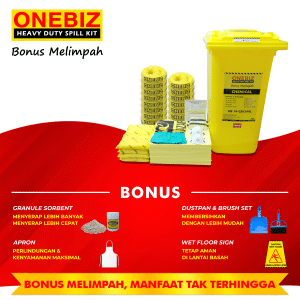 ONEBIZ SPILL KIT OB 14-CSK240L CHEMICAL SPILL KIT 240 Liter / 63 Gallon