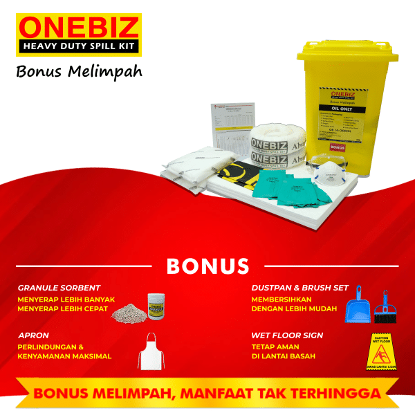 ONEBIZ SPILL KIT OB 14-OSK45L OIL SPILL KIT 45 Liter / 12 Gallon