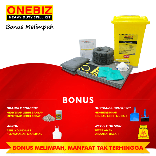 ONEBIZ SPILL KIT OB 14-USK45L UNIVERSAL SPILL KIT 45 Liter / 12 Gallon