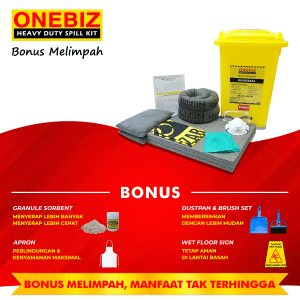 ONEBIZ UNIVERSAL SPILL KIT 50 Liter SPILL KIT OB 14-USK50L / 13 Gallon