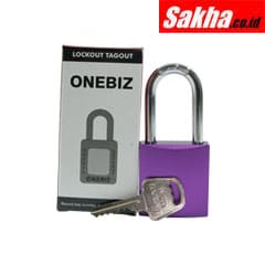 ONEBIZ OB 14-BDA38 Aluminium padlock SAFETY PADLOCK