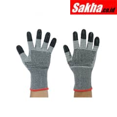 ONEBIZ Glove P005 13G UHMWPE Shell NBR Finger Tips Coating with nitrile two sides dotted 
