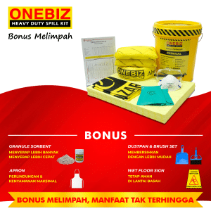 ONEBIZ CHEMICAL SPILL KIT 40 Liter SPILL KIT OB 14-CSK40L / 11 Gallon