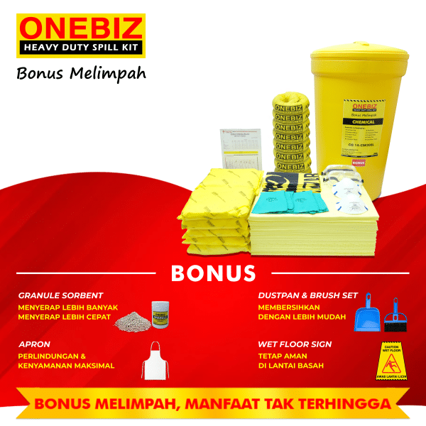 ONEBIZ CHEMICAL SPILL KIT 200 Liter SPILL KIT OB 14-CSK200L / 53 Gallon