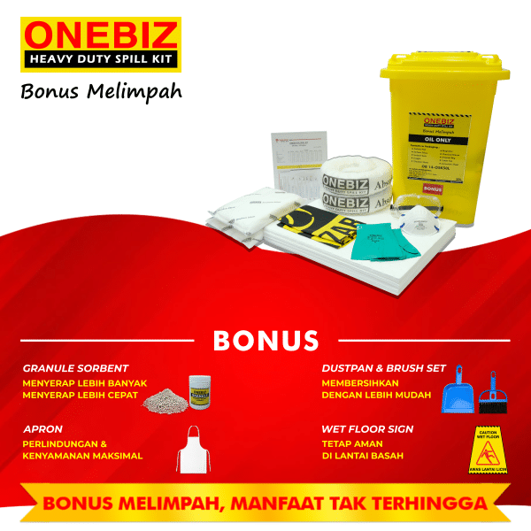 ONEBIZ OIL SPILL KIT 50 Liter SPILL KIT OB 14-OSK50L / 13 Gallon