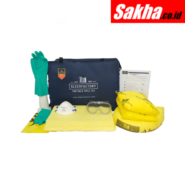 KLEENFACTORY PORTABLE CHEMICAL SPILL KIT KF 11-PC30 30 LITER