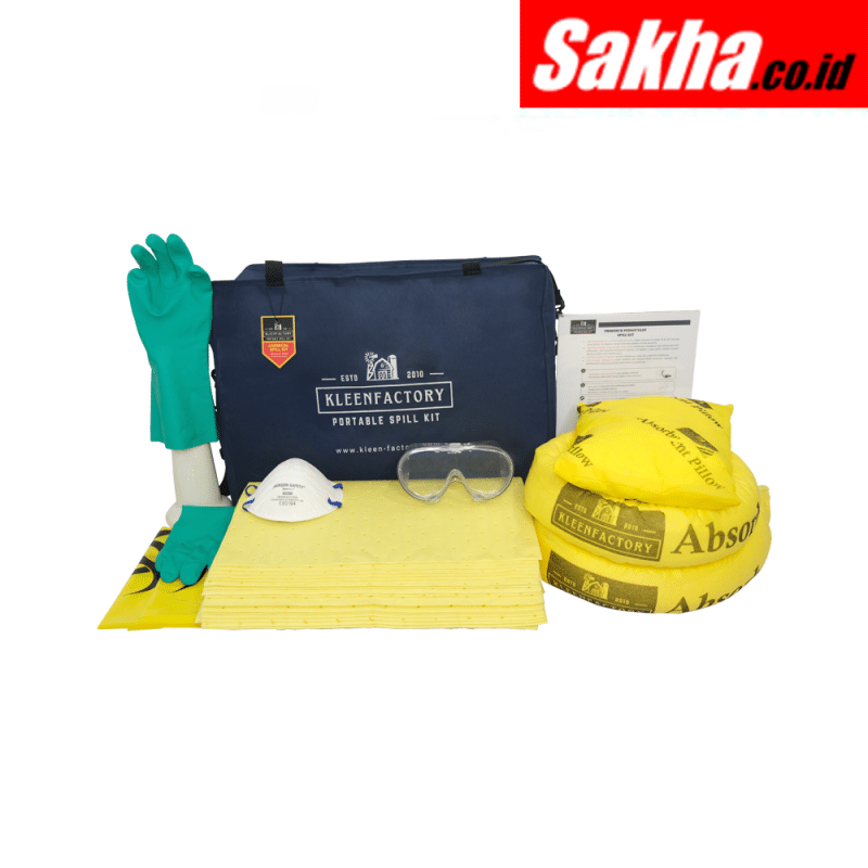 KLEENFACTORY PORTABLE CHEMICAL SPILL KIT KF 11-PC40 40 LITER