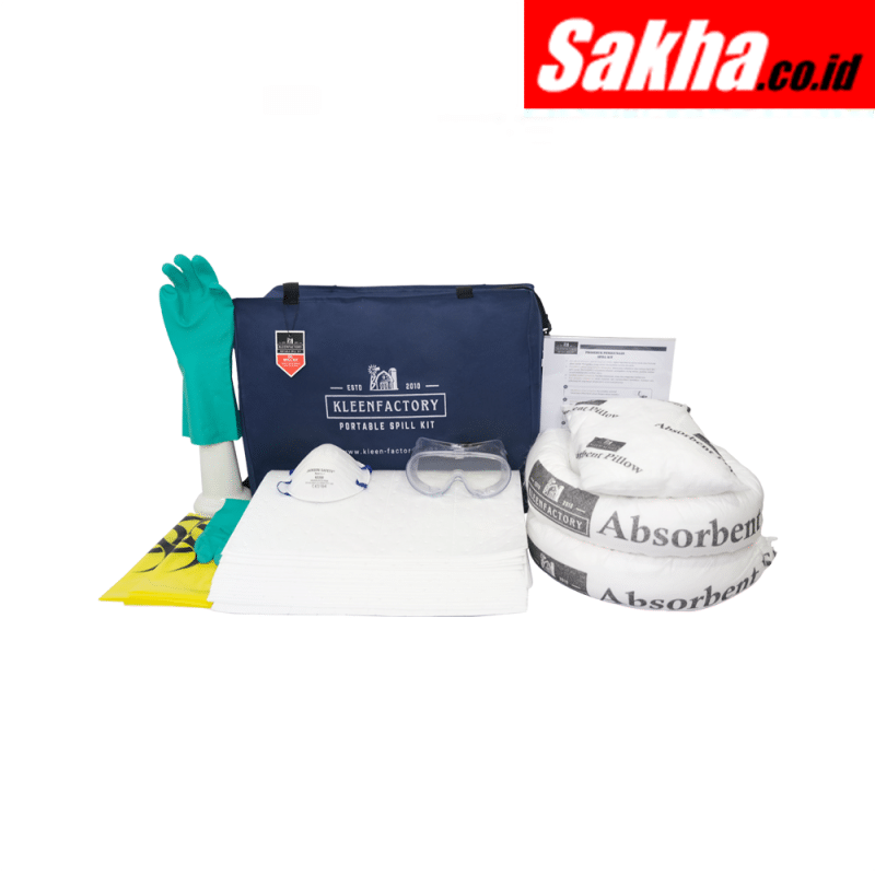 KLEENFACTORY PORTABLE OIL SPILL KIT KF 11-PO40 40 LITER