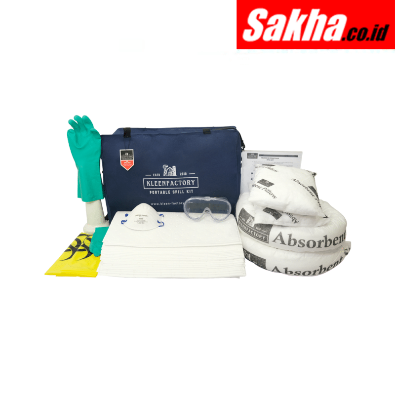 KLEENFACTORY PORTABLE OIL SPILL KIT KF 11-PO45 45 LITER