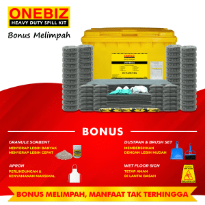 ONEBIZ UNIVERSAL SPILL KIT 1100 Liter SPILL KIT OB 14-USK1100L / 290 Gallon