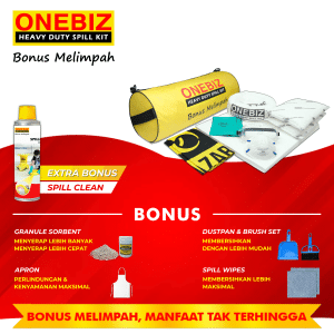 ONEBIZ Heavy Duty Spill Kit OB 14-POSK25L Portable Oil Spill Kit 25 Liter / 7 Gallon